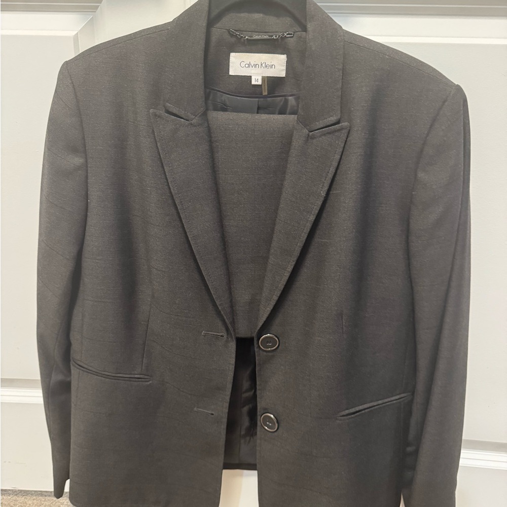 Calvin Klein skirt suit